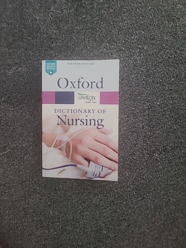 A DICTIONARY OF NURSING. by McFerran, Tanya A. (edit Elizabeth A. Martin... - $18.32