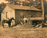 RPPC Mill Steam Engine Horse Rockville Pennsylvania PA 1907 DB Postcard - $63.31