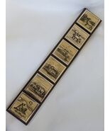 Robert Mayokok Eskimo 2.5 IN 6 Mini Original Charbon Encre Dessins Encadré - $4,020.26 MXN