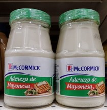 2X McCORMICK ADEREZO DE MAYONESA - 2 GRANDES DE VIDRIO 775g c/u - ENVIO ... - $35.99