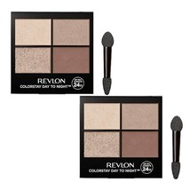Pack of 2 Revlon ColorStay 16 Hour Eyeshadow Quad, 500 Addictive Shadow ... - $14.69