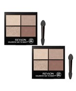 Pack of 2 Revlon ColorStay 16 Hour Eyeshadow Quad, 500 Addictive Shadow ... - $270.45 MXN
