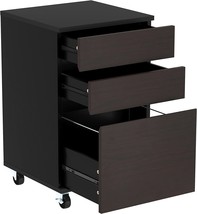 YITAHOME 3 Drawer Mobile File Cabinet, Rolling Filing Cabinet for A4 or Letter - £84.53 GBP