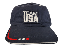 United States Olympic Team Apparel Adjustable Blue Hat Cap Team USA - £10.87 GBP