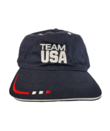 United States Olympic Team Apparel Adjustable Blue Hat Cap Team USA - £10.84 GBP