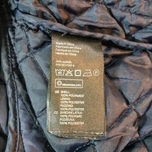 H&M Blue Lined Full Zip Pockets Long Sleeve Winter Women’s Overcoat Size 40R image 6