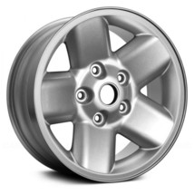 Wheel For 2002-2003 Dodge Ram 17x8 Alloy 5 Spoke 5-139.7mm Silver Offset 25.4mm - £254.07 GBP