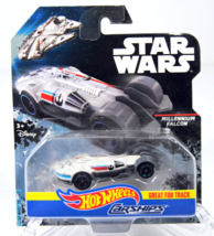 Mattel Star Wars Hot Wheels Millennium Falcon 2016 Carships Toy Car Vehicle - $7.50