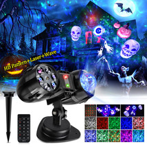 Halloween Christmas LED Laser Decorations Projector Lights,Outdoor Party... - £52.74 GBP
