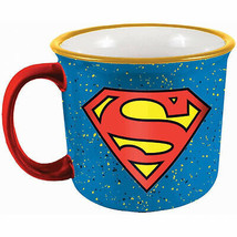Superman Symbol Ceramic Camper Mug Blue - £19.89 GBP