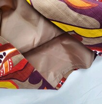 Merona Women's Skirt Size 4 Lined Brown/Orange/Yellow image 3