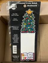 Needle Magic Inc. (NMI) Counted Cross Stitch Bookmark-Deck The Halls NEW... - $11.99