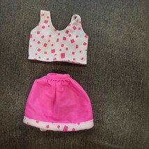 Barbie Hot Pink Skirt &amp; Crop Top - £7.98 GBP