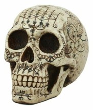 Ebros Haitian Ancient Voodoo Love Spells Talisman Tattoo Skull Statue 8.5&quot;L - $36.99