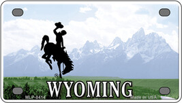 Wyoming State Novelty Mini Metal License Plate Tag - $14.95