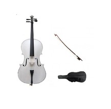 Merano 4/4 Cello，Bag，Bow ~ White - £239.24 GBP