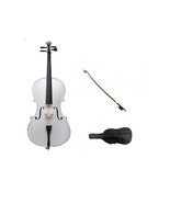 Merano 4/4 Cello，Bag，Bow ~ White - £234.54 GBP