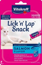 VitaKraft Lick N Lap Snack Salmon Cat Treat - £21.40 GBP