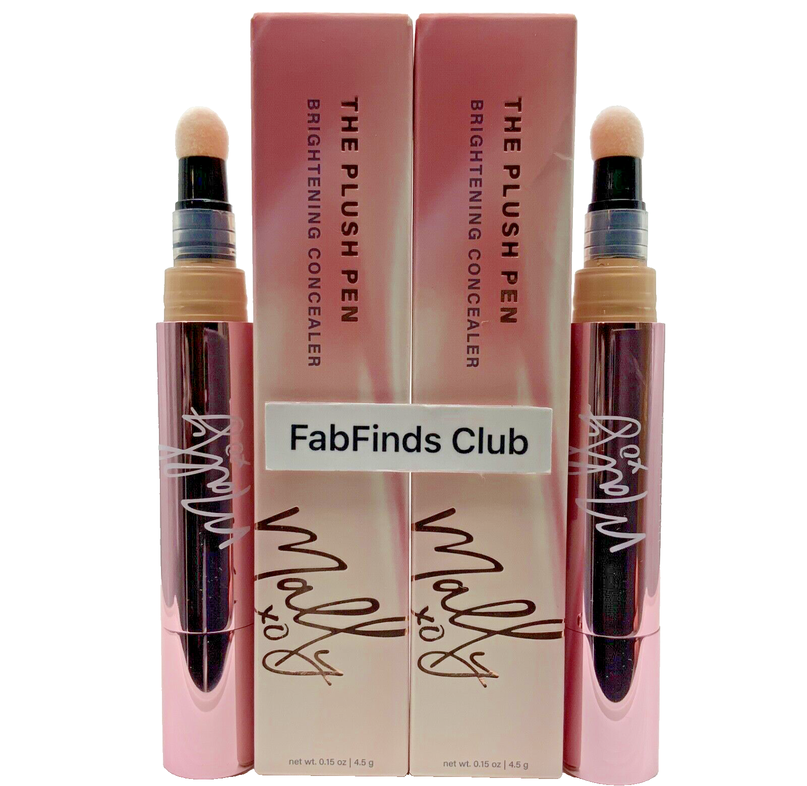 2x Mally The Plus Pen Brightening Concealer MEDIUM New in Box - $29.68