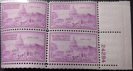 Washington Sesquicentennial Set of Four Unused US Postage Stamps - £1.55 GBP