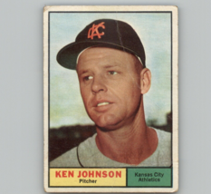 Ken Johnson 1961 Topps #24 Kansas City Athletics - $2.95