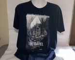 Amsterdam Men&#39;s T Shirt Hi-Spirit We Travel Not To Escape Life Time Vintage - $40.20