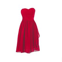 An item in the Fashion category: Kivary Women's Short Knee Length Chiffon Simple Beach Bridesmaid Wedding Party D