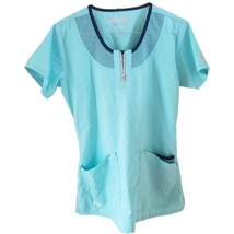 Grey&#39;s Anatomy by Barco Active Teal Women&#39;s Pocketed Scrub Top - £9.71 GBP