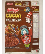 MT KELLOGS Cereal Box 2003 Cocoa Rice Krispies 17.5oz CAT IN THE HAT [G7... - £8.77 GBP