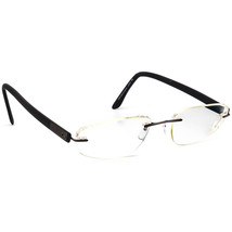 Silhouette Eyeglasses 7608 60 6059 Gunmetal/Black Rimless Austria 56[]21... - £125.80 GBP