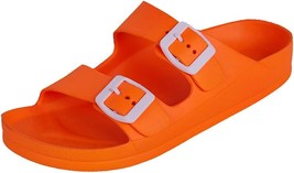 Women&#39;s Comfort Slides Double Buckle Adjustable - £38.68 GBP