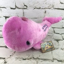 Martha’s Vineyard Whale Plush Pink Stuffed Marine Animal By The Petting Zoo - £7.75 GBP