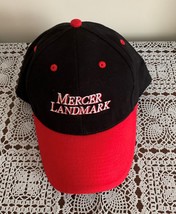 Mercer Landmark Baseball Cap Strapback Trucker Hat Black Red Otto Hats B... - £10.19 GBP