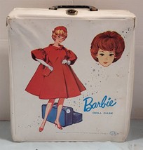 Vintage 1963 Mattel White Vinyl Barbie Doll Case For Restoration - £15.00 GBP