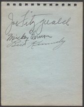 1940&#39;S SIGNED ALBUM PAGE X4 JOE FITZGERALD MICKEY VERNON JOHN BERADINO S... - €29,35 EUR