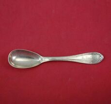 Bead by John Polhamus Coin Silver Egg Spoon 4 3/8&quot; Silverware Heirloom - $1,712.97 MXN