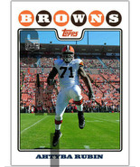 2008 STCC #441 Topps Ahtyba Rubin Cleveland Browns Iowa State Cyclones C... - £2.94 GBP