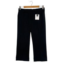 Express Pants Womens 2 Black Low Rise Cropped Below Knee Y2K Retro Cuffe... - $496.46 MXN