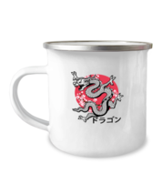 12oz Camper Mug Coffee Funny Japanese Dragon Kanji  - $19.95