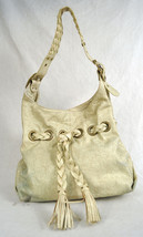 Kooba Metallic Braid Hobo Handbag Purse Shoulder Bag Womens - £93.35 GBP