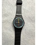 Swatch Watch Silver Thread LB121 Vintage 1989 - $69.00