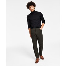 Tommy Hilfiger Men&#39;s TH Flex Modern Fit Four-Pocket Twill Pants Olive B4HP - £11.55 GBP+