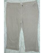 Womens Classic Liz and Company Brand Tan Corduroy Jeans size 24W - $13.81