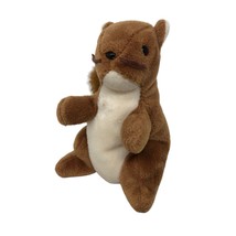 TY Beanie Baby NUTS The Squirrel Plush Toy Plushie 4&quot; - $10.29