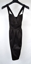 Max And Cleo Little Black Dress Stretch Sleeveless Empire Waist 2 Womens - £15.58 GBP