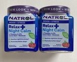 2 Pack - Natrol Relax + Night Calm Raspberry Gummies, 50 Count Ea, Exp 0... - £34.24 GBP