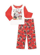 NWT Minnie Mouse Toddler Girls Fleece Pajama Set Red Size 24 M - £9.38 GBP