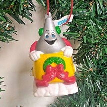 Hershey&#39;s Kiss Bob Sled Christmas Tree Hanging Ornament Collectible 1996 Vintage - £6.25 GBP