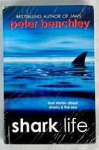 Shark Life True Stories About Sharks Peter Benchley HC Library with Libr... - £5.42 GBP