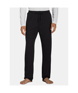 Athletic Works Men&#39;s Jersey Sleep Pants SMALL Pajama Lounge Solid Black ... - €14,75 EUR